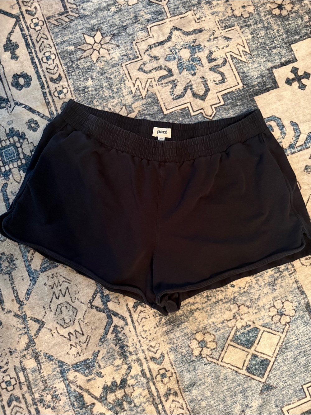 Pact Women's Black Athletic Lounge Shorts